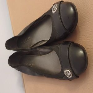 Coach black ballet flats, size 6